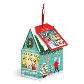 Holiday Market 130 Piece Puzzle Ornament by Galison Galison, Joanna Clay, 9780735389885