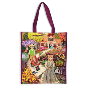 Cottage Cats Reusable Shopping Bag by Galison, Anja Riebensahm, 9780735389915