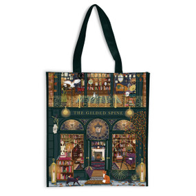 Gilded Spine Reusable Shopping Bag by Galison Galison, Sally Wilson, 9780735389922