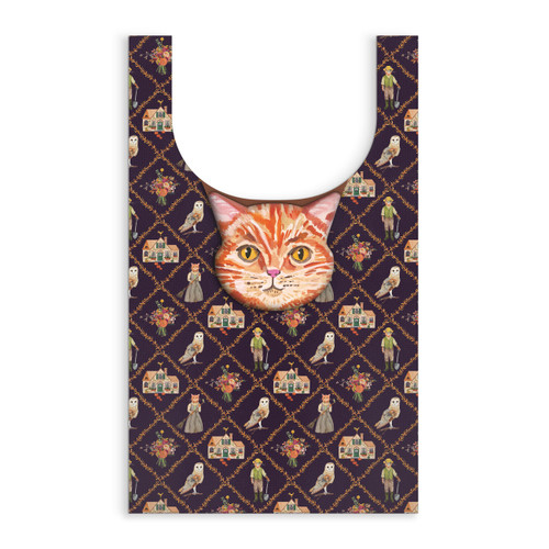 Cottage Cats Packable Nylon Tote by Galison, Anja Riebensahm, 9780735389939