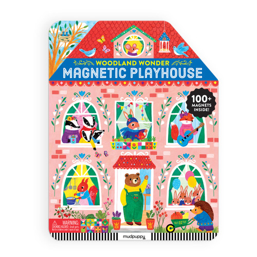 Woodland Wonder Magnetic Playhouse by Mudpuppy, Jenny Miriam, 9780735390096