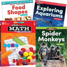 Learn-at-Home: Explore Math Bundle Grade 1: 4-Book Set by Multiple Authors, 9780743973892