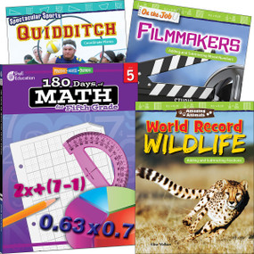 Learn-at-Home: Explore Math Bundle Grade 5: 4-Book Set by Multiple Authors, 9780743973939