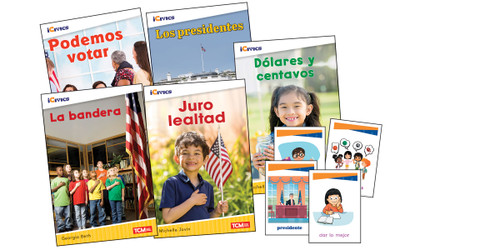 iCivics Spanish Grade K: Leadership & Responsibility 5-Book Set + Game Cards by Multiple Authors, 9781087699585