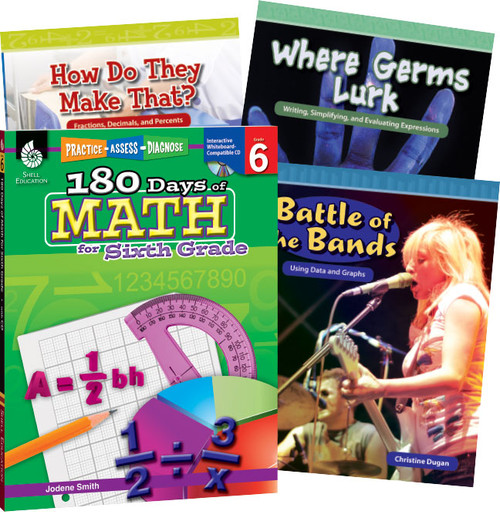 Learn-at-Home: Math Bundle Grade 6 by Multiple Authors, 9781425816940