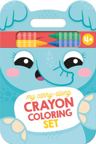 My Carry-Along Crayon Coloring Set: Elephant & Friends (Ages 4+) by Yoyo Books, 9789465054223