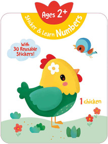 Sticker & Learn Numbers (Ages 2+) (With 30 Reusable Stickers) by Yoyo Books, 9789465054360