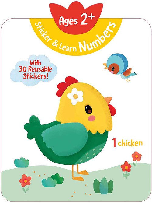 Sticker & Learn Numbers (Ages 2+) (With 30 Reusable Stickers) by Yoyo Books, 9789465054360