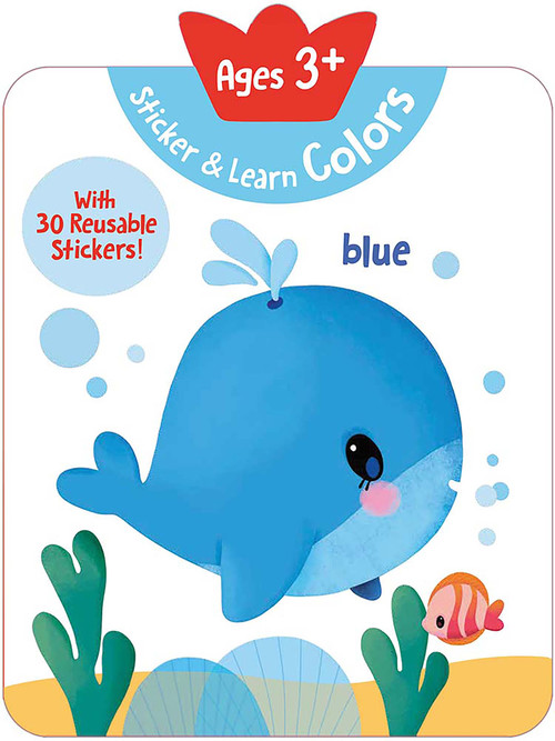 Sticker & Learn Colors (Ages 3+) (With 30 Reusable Stickers) by Yoyo Books, 9789465054384