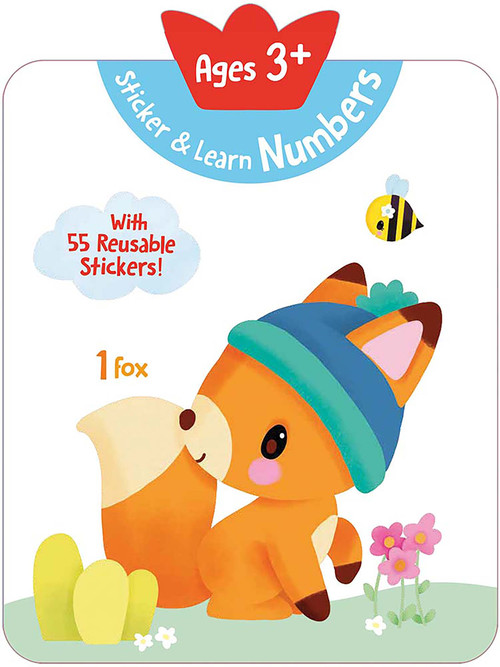 Sticker & Learn Numbers (Ages 3+) (With 55 Reusable Stickers) by Yoyo Books, 9789465054391