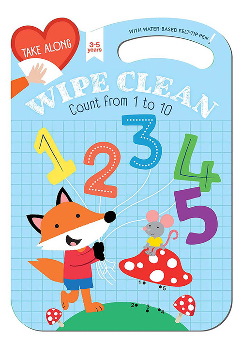 Take Along Wipe Clean: Count from 1 to 10 (Ages 3-5) by Yoyo Books, 9789465055329