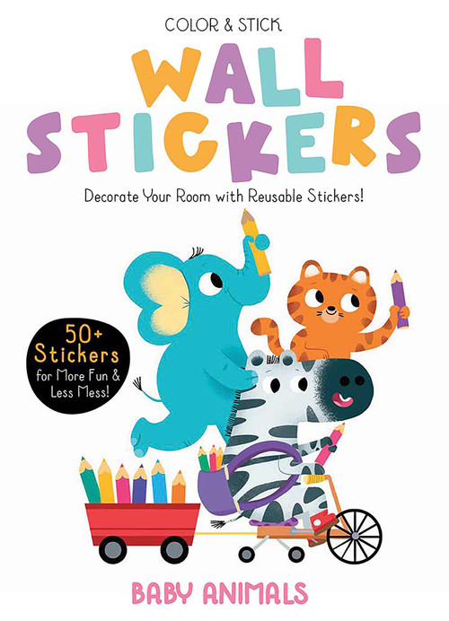 Color & Stick Wall Stickers: Baby Animals by Yoyo Books, 9789465055480