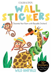 Color & Stick Wall Stickers: Wild Animals by Yoyo Books, 9789465055510