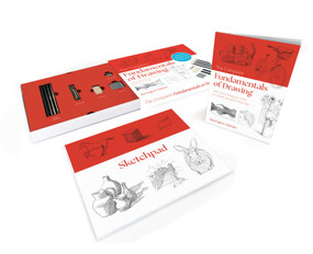 The Complete Fundamentals of Drawing Kit (Includes an Instructional Book, A Sketchpad, Pencils and More) by Barrington Barber, 9781398868502