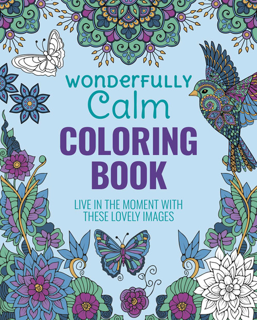 Wonderfully Calm Coloring Book by Tansy Willow, 9781398874220