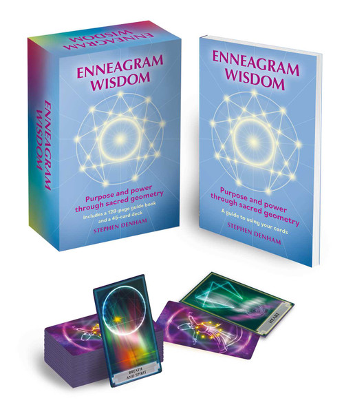 Enneagram Wisdom Book & Card Deck (Know yourself and your purpose through Sacred Geometry) by Stephen Denham, 9781398874367