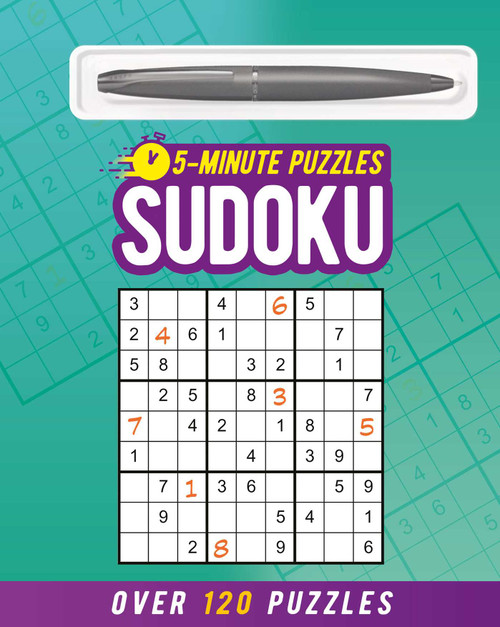 5-Minute Sudoku (includes ball-point pen) (Over 120 Puzzles) by Eric Saunders, 9781398874466