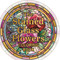 Stained Glass Flowers Coloring Book by Tansy Willow, 9781398874749