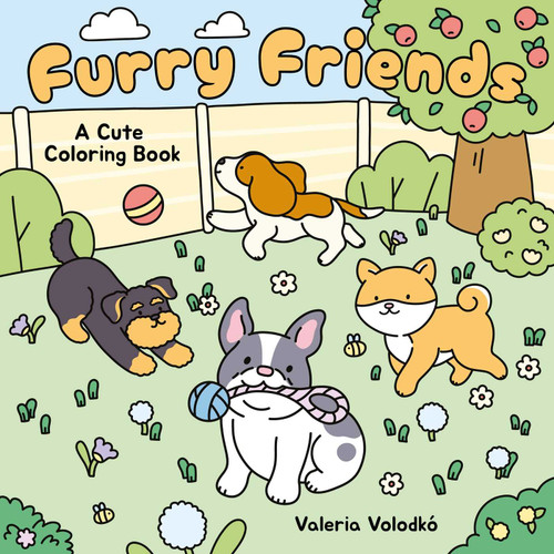 Furry Friends (A Cute Coloring Book) by Volodkó, 9781398876231