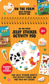 On the Farm Jelly Sticker Activity Pad (Over 40 Reusable Jelly Stickers, Two Jelly Sticker Sheets, Five Activity Pages and One Fold-Out Scene!) by Dover Publications, 9780486855523