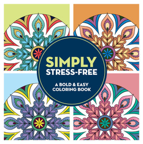 Simply Stress-Free: A Bold & Easy Coloring Book (Large Print) by Jo Taylor, 9780486855844