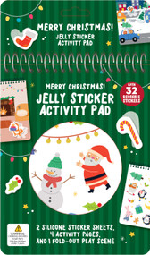 Merry Christmas! Jelly Sticker Activity Pad (With 32 Reusable Stickers, Two Jelly Sticker Sheets, Five Activity Pages and One Foldout Scene!) by Dover Publications, 9780486855882