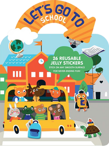 Let's Go to School Jelly Sticker Activity Book by Dover Publications, 9780486856148