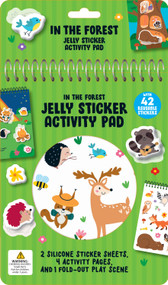 In the Forest Jelly Sticker Activity Pad (With 42 Reusable Stickers, Two Jelly Sticker Sheets, Five Activity Pages and One Foldout Scene!) by Dover Publications, 9780486856162