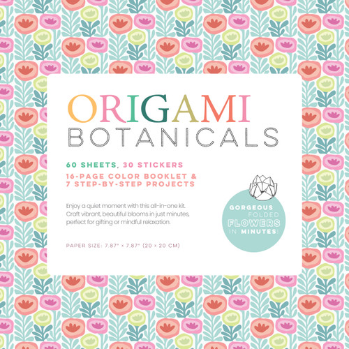Origami Botanicals Kit (60 Beautiful Sheets, 30 Stickers, and 7-Project Booklet) by Mayumi Jezewski, 9780764372537