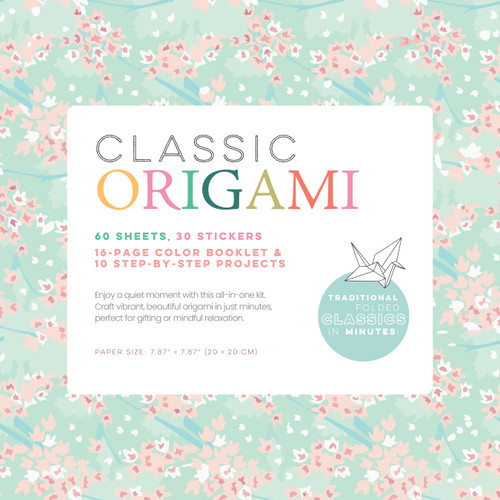 Classic Origami Kit (60 Beautiful Sheets, 30 Stickers, and 10-Project Booklet) by Mayumi Jezewski, 9780764372520