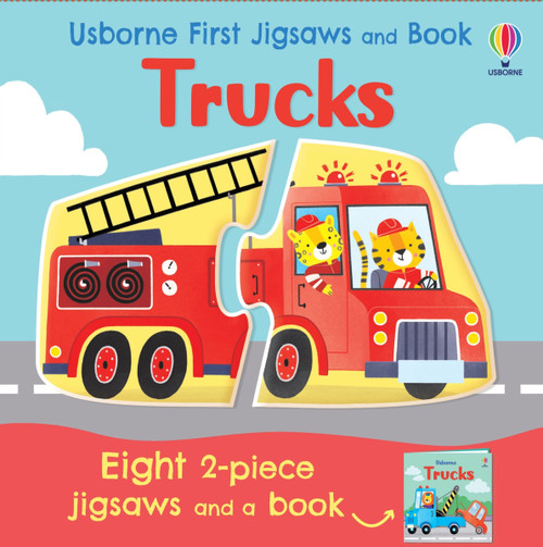 Usborne First Jigsaws and Book: Trucks by Abigail Wheatley, Elisa Ferro, 9781835405208