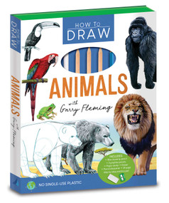 How to Draw Animals with Garry Fleming (Activity Kit) by Garry Fleming, 9780655246022
