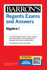 Regents Exams and Answers: Algebra I, Fifth Edition, (Barron's New York Regents) by Gary M. Rubinstein, 9798349703621
