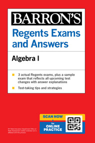 Regents Exams and Answers: Algebra I, Fifth Edition, (Barron's New York Regents) by Gary M. Rubinstein, 9798349703621