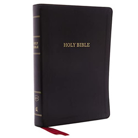KJV Holy Bible: Giant Print with 53,000 Cross References, Deluxe Black Leathersoft, Red Letter, Comfort Print: King James Version by Thomas Nelson, 9780785215417
