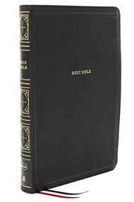 NKJV Holy Bible, Giant Print Thinline Bible, Black Leathersoft, Red Letter, Comfort Print: New King James Version by Thomas Nelson, 9780785231714