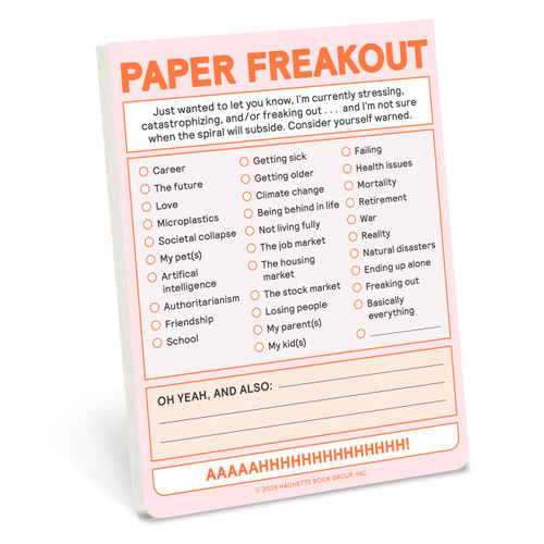 Paper Freakout Nifty Note by Knock Knock, 9781683496168