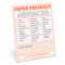 Paper Freakout Nifty Note by Knock Knock, 9781683496168