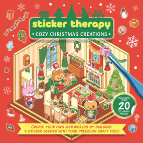 Sticker Therapy: Cozy Christmas Creations (Create Your Own Mini Worlds by Building 6 Sticker Scenes with Your Precision Craft Tool) by IglooBooks, DGPH Studio, 9781805854807