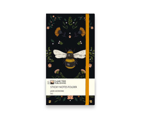 Jade Mosinski: Bee Flame Tree Sticky Notes Folder by Flame Tree Studio, 9781806942282