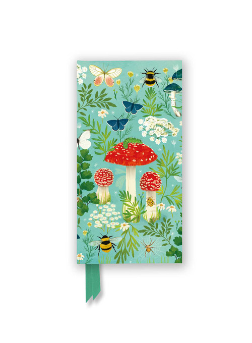 Katherine Quinn: Enchanted Mushroom Garden (Foiled Slimline Journal) by Flame Tree Studio, 9781835629734