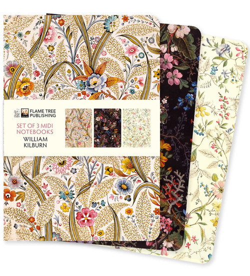 William Kilburn Set of 3 Midi Notebooks by Flame Tree Studio, 9781835629864