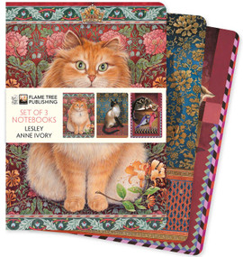 Lesley Anne Ivory Set of 3 Standard Notebooks by Flame Tree Studio, 9781835629888
