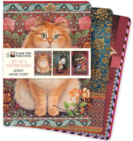 Lesley Anne Ivory Set of 3 Standard Notebooks by Flame Tree Studio, 9781835629888