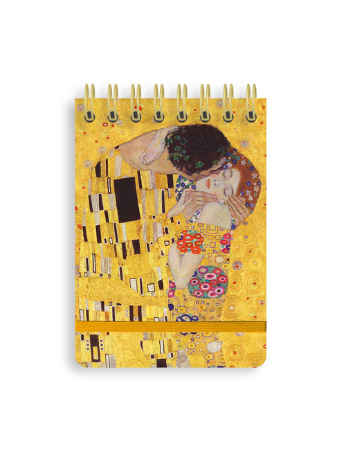 Gustav Klimt: The Kiss (Spiral Bound Pocket Notebook) by Flame Tree Studio, 9781835629987