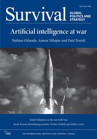 Survival: April-May 2026 by The International Institute for Strategic Studies (IISS), 9781041318439