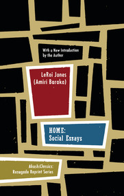 Home (Social Essays) by LeRoi Jones (Amiri Baraka), 9781933354675