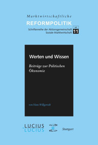 Werten und Wissen (Beiträge zur Politischen Ökonomie) (German Edition) by Hans Willgerodt, 9783828205345