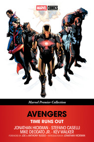 Avengers: Time Runs Out [Marvel Premier Collection] by Jonathan Hickman, Stefano Caselli, Mike Deodato Jr., Joe Russo, Anthony Russo, 9781302966690