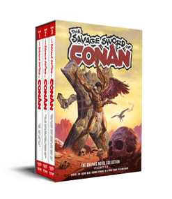 The Savage Sword of Conan 1-3 Slipcase Set by Jim Zub, Roy Thomas, Ron Marz, John Arcudi, Liam Sharp, 9781806182664